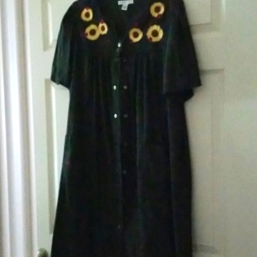 Go Softly PXL ladybugs sunflowers patio dress NEW